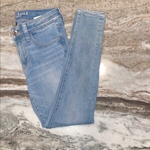 American Eagle Outfitters Light Blue Skinny Jeans